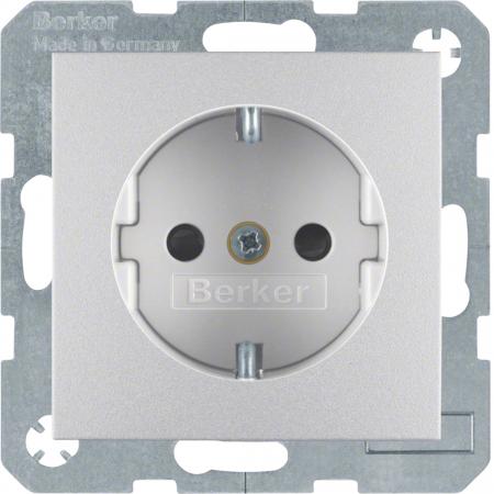 Berker 41231404 Steckdose SCHUKO erh BS S.1/B.x alu matt