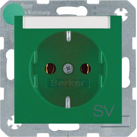 Berker 47501913 Steckdose SCHUKO m BF u Druck S1/B3/7 gü