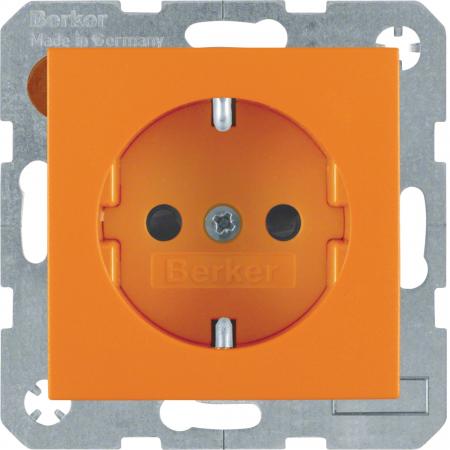 Berker 41431914 Steckdose SCHUKO S.1/B.3/B.7 orange matt
