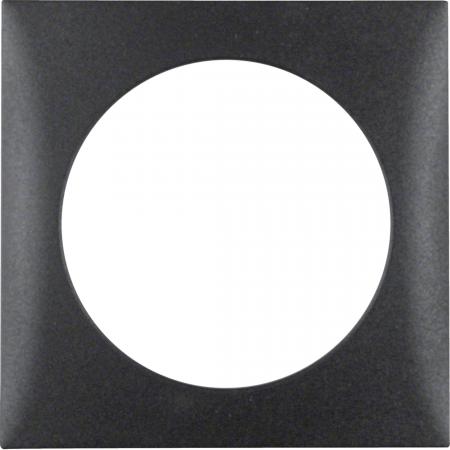 Berker 918272505 Rahmen 1-fach, Serie Integro Flow, anthrazit matt