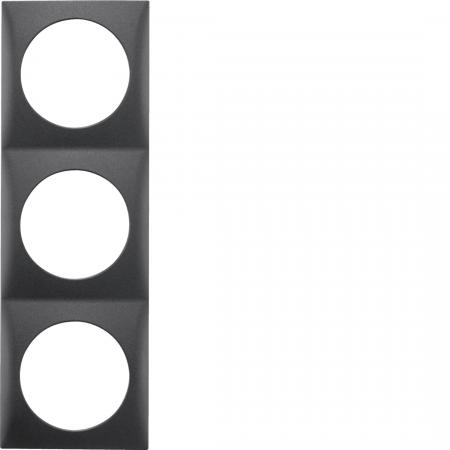 Berker 918192515 Rahmen 3f Integro Flow anthrazit matt