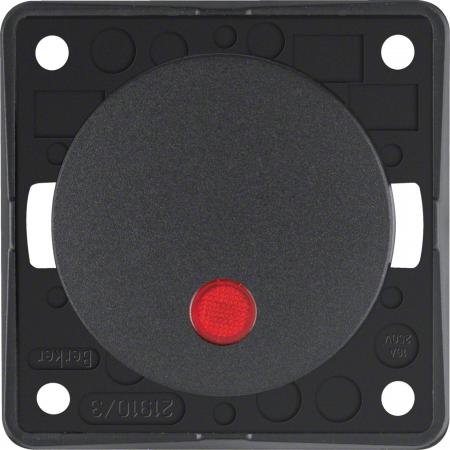 Berker 937722505 Kontr-Tast, Schl., Lins., Flow/Pure, ant
