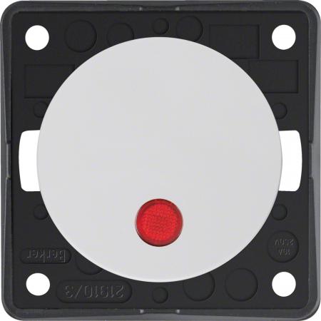 Berker 937722509 Kontr.-Tast, Schl., Lins., Flow/Pure, pw