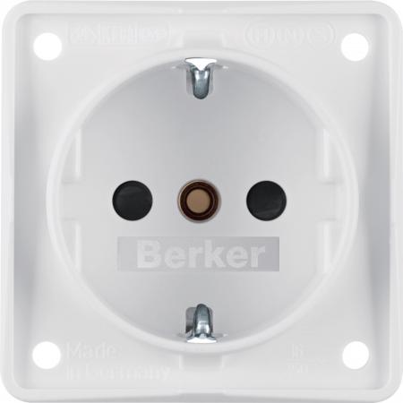 Berker 941952502 Steckdose SCHUKO erh BS ITG polarweiß ma