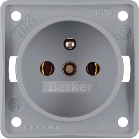 Berker 961852506 Steckdose mit SK-Stift ITG Eins grau ma