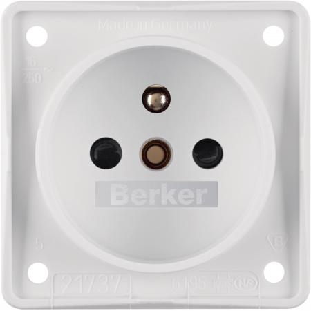 Berker 961952502 Steckdose mit SK-Stift ITG eh BS pw matt