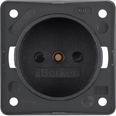 Berker 961942505 Steckdose ohne SK-Stift ITG eh BS anth