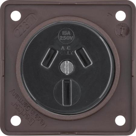 Berker 962562501 Steckdose mit SK Australien ITG braun