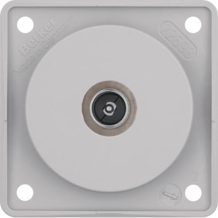 Berker 945112516 Antennen Verbinderdose TV ITG Eins grau