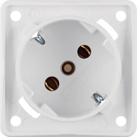 Berker 841852522 Steckdose SCHUKO 45° Integro Einsätze pw