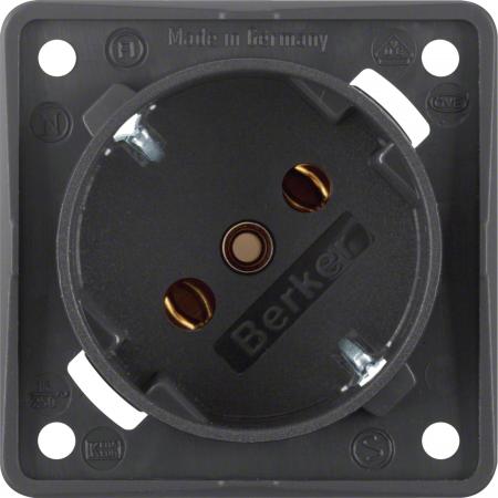 Berker 841852525 Steckdose SCHUKO 45° Integro Einsätze an