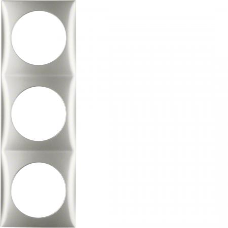 Berker 918192568 Rahmen 3f Integro Flow chrom matt lack