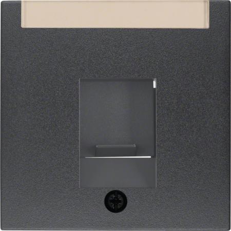 Berker 11701606 Zentralstück m Staubs u BF B.3/B.7 anthr