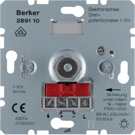 Berker 289110 Drehpotenziometer 1-10 V Hauselektronik, Steuergerät für Lichtrege