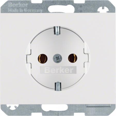 Berker 41157009 Steckdose SCHUKO K1 polarweiß mit Zen