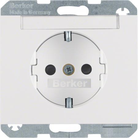 Berker 47387009 Steckdose SCHUKO m BF u. erh.BS K.1 pw