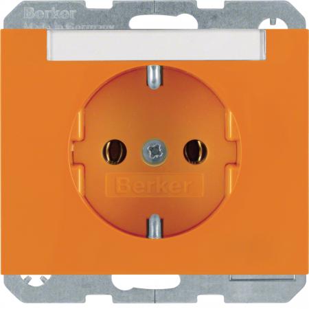 Berker 47397014 Steckdose SCHUKO m BF K.1/K.5 orange glä