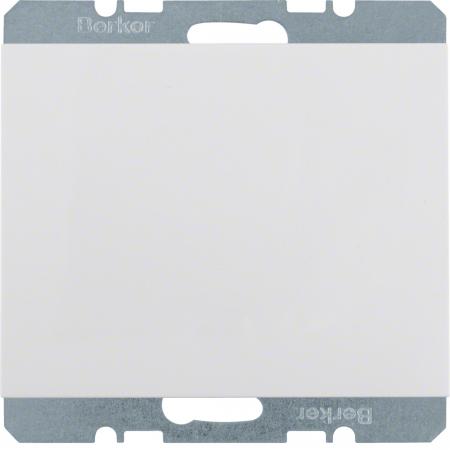 Berker 10457009 Blindverschluss mit ZS K.1 polarweiß glä