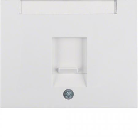 Berker 11707009 Zentralstück m Staubs u BF K.1 polarweiß