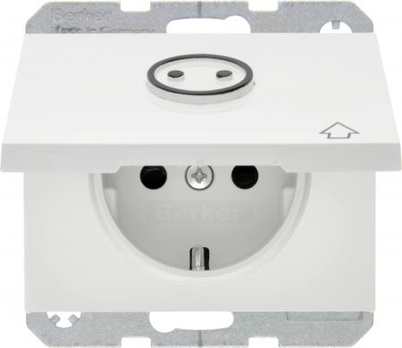 Berker 47867109 Steckdose SCHUKO m KD abtast-Sym K.1 pw