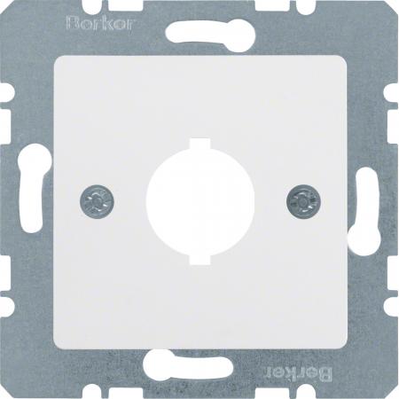Berker 143109 Z-Platte f BG 18,8mm O Kr Zs pw hgl