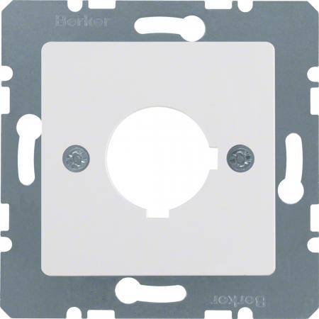 Berker 143209 Z-Platte f BG 22,5mm O Kr Zs pw hgl