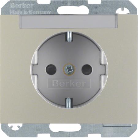 Berker 47387004 Steckdose SCHUKO m BF u. erh.BS K.5 Es