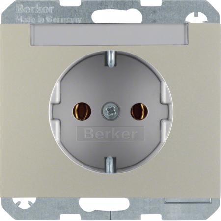 Berker 47397004 Steckdose SCHUKO m BF K.5 edelstahl la