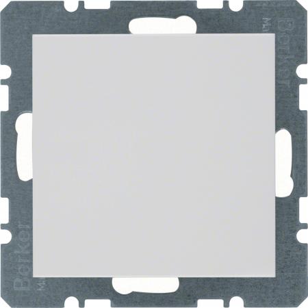 Berker 10098989 Blindverschluss mit Zentralstück, Berker Serie S.x / B.x, polarw