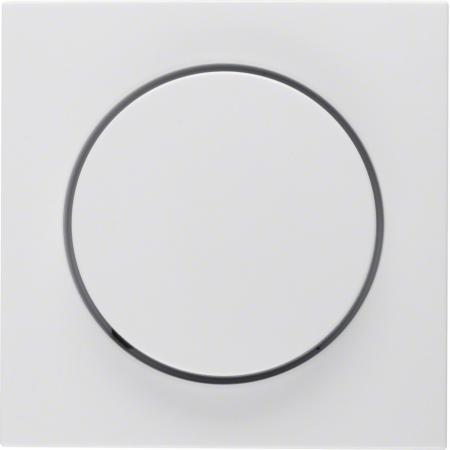 Berker 11378989 Zentralstück mit Regulierknopf für Drehdimmer S.1/B.3/B.7 polarw