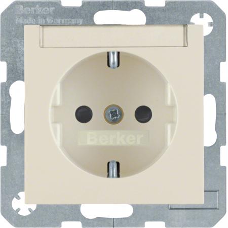 Berker 47498982 Steckd. SCHUKO m BF erh BS S.1/B.x weiß
