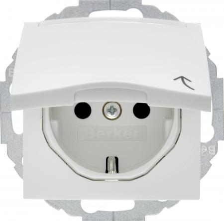 Berker 47468989 Steckd. SCHUKO KD BSF erh BS S.1/B.x pw