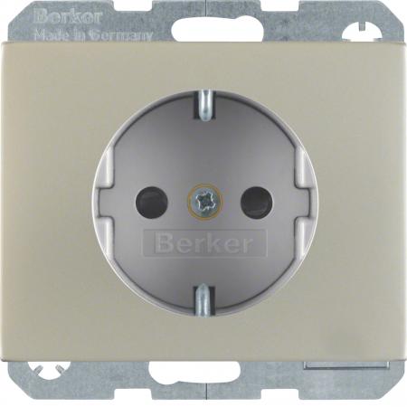 Berker 41357004 Steckdose SCHUKO erh BS K.5 Edelstahl