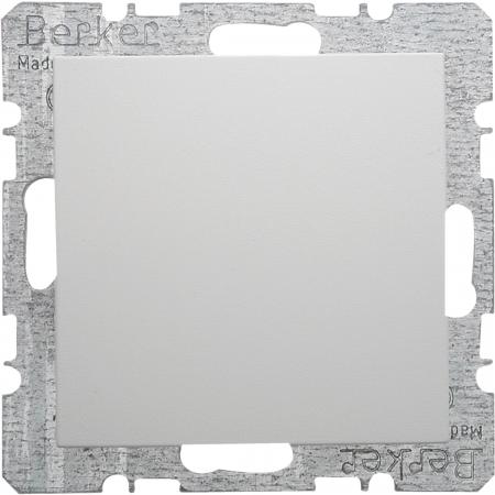 Berker 6710098989 Blindverschluss mit Zentralstück Serie S.1/B.3/B.7 polarweiß,