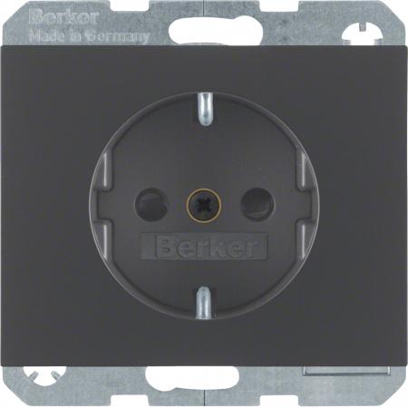 Berker 47357006 SCHUKO UP Steckdose 1-fach mit erhöhtem Berührungsschutz K.1 ant