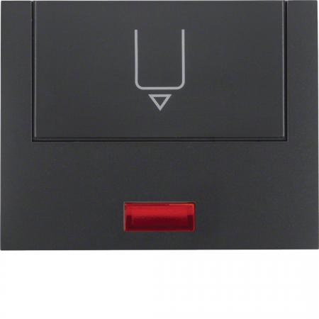 Berker 16417106 Hotelcards m Druck u rot Linse K.1 anth