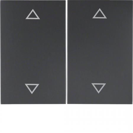 Berker 14357206 Wippen m Aufdruck Pfeile K.1 anthr mat