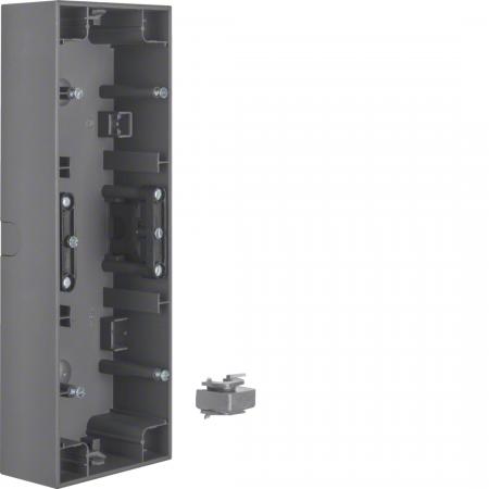 Berker 10537006 Aufputz-Gehäuse 3fach K.1 anthrazit matt