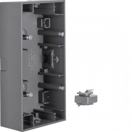 Berker 10527006 Aufputz-Gehäuse 2fach K.1 anthrazit matt