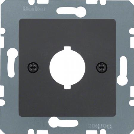 Berker 14311606 Zentralplatte f BG Ø 18,8 mm anthr matt