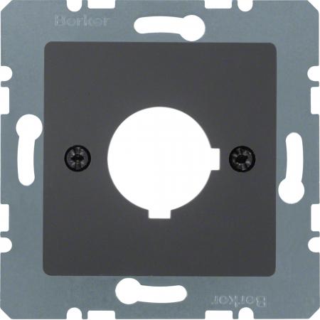 Berker 14321606 Zentralplatte f BG Ø 22,5 mm anth matt