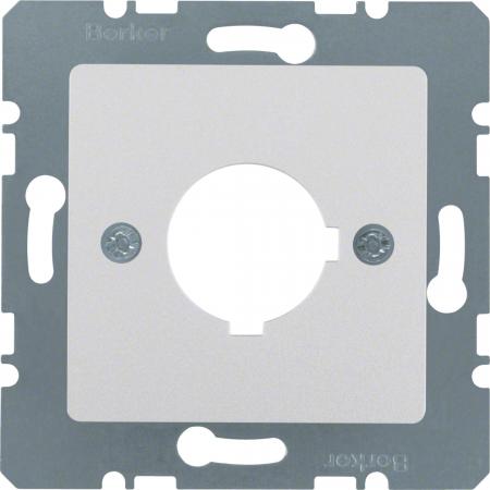 Berker 14321404 Zentralplatte f BG Ø 22,5 mm alu matt