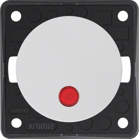 Berker 937622539 Kontr.-Aus. 2p, 12V, LED, Flow/Pure, pw