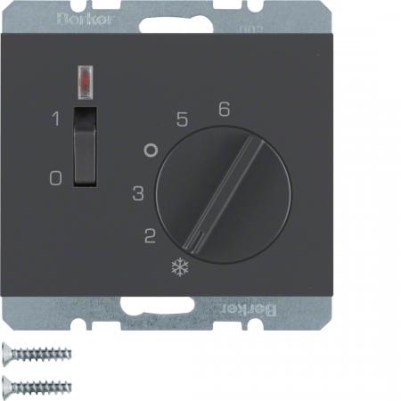 Berker 20307106 RTR Ö m Z-St Wip-Sch u Ln K.1 anth