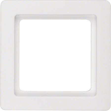 Berker 10116089 Abdeckrahmen 1-fach Q.1 polarweiß, samt