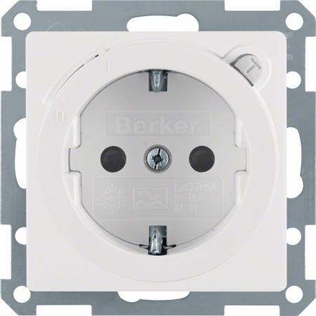 Berker 47086089 Steckdose SCHUKO m FI erh BS Q.x pw