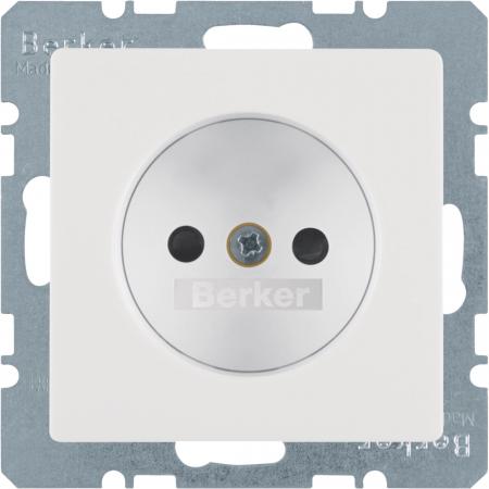 Berker 6167336089 Steckdose ohne SK m erh. BS Q.x pw