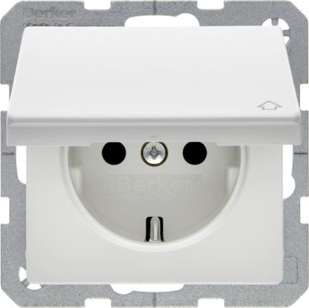 Berker 47516079 Steckdose SCHUKO m KD erh BS Q.x pw