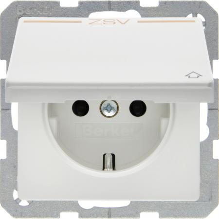 Berker 47516049 Steckdose SCHUKO m KD Druck ora Q.x/Q pw