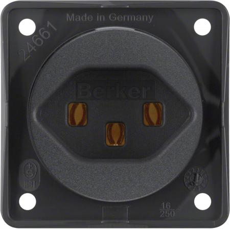 Berker 962592505 Steckdose mit SK CH Typ 23 ITG anthrazit